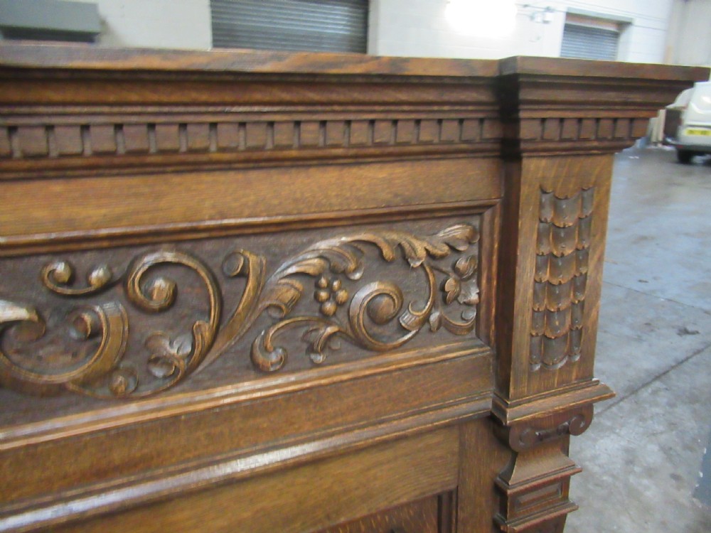 Late Victorian   oak lid bench seat  View VIII