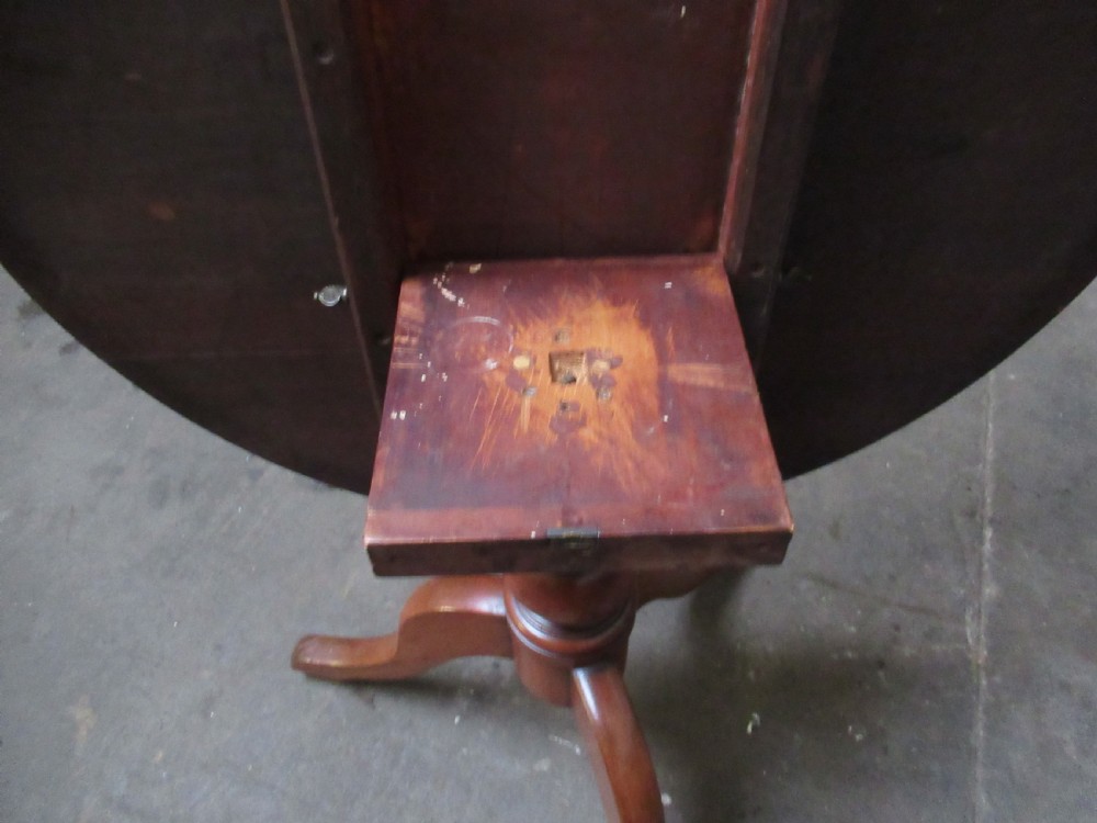 A Victorian round tilt  top small dining table  View VI