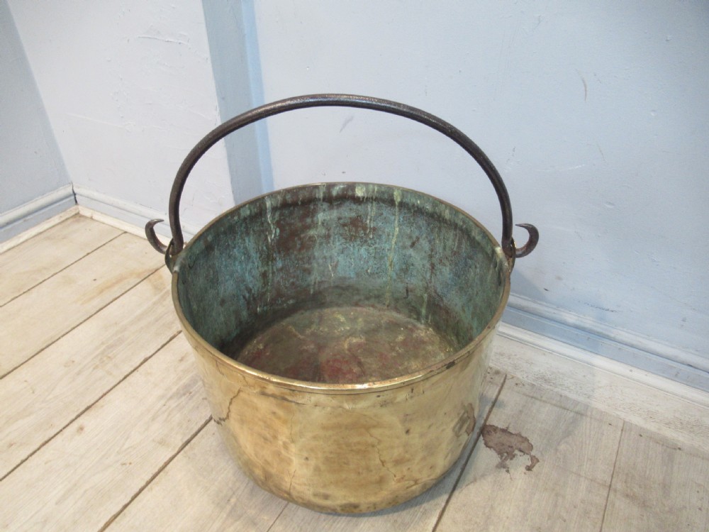 19th century  brass and iron log bucket View III