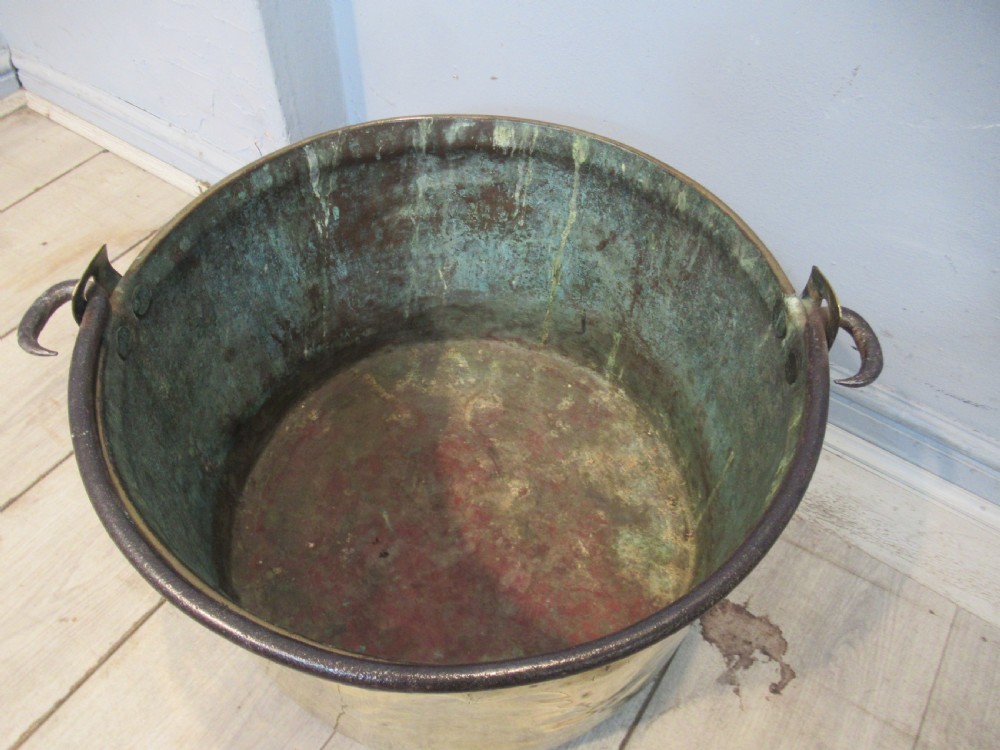 19th century  brass and iron log bucket View IV