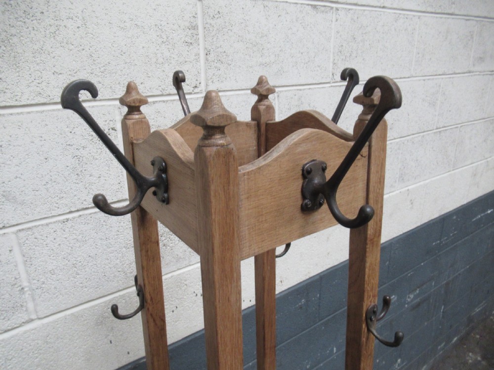 Oak tall hat ,coat and stick stand1920s View V