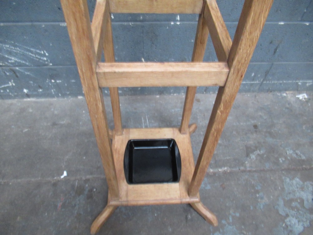 Oak tall hat ,coat and stick stand1920s View VII
