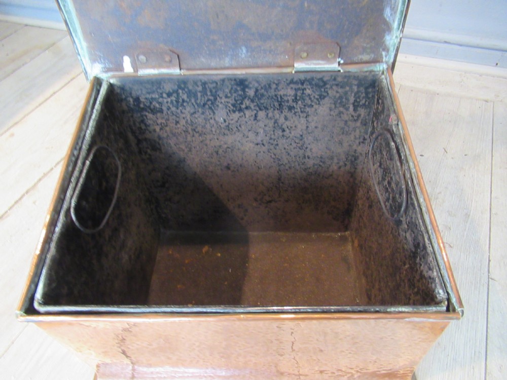 Arts  and Crafts  copper  coal bin View VIII