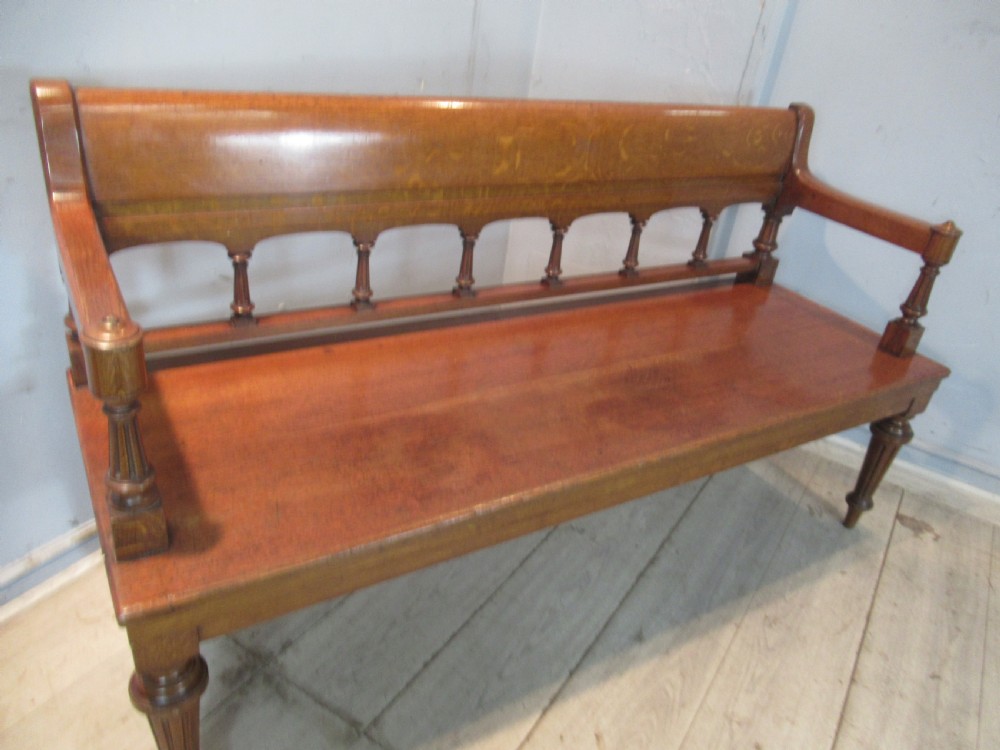 Oak Victorian   1880s   bench seat  View IV