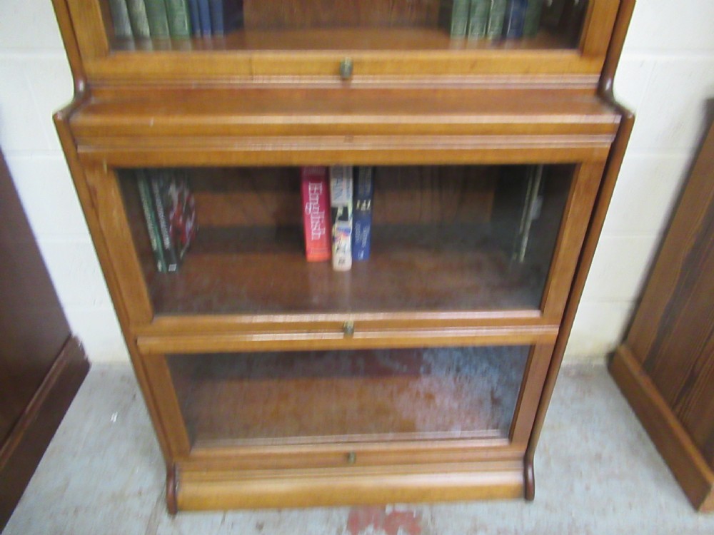 Tall mahogany stacker type bookcase View VI