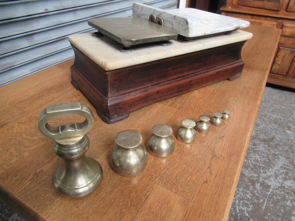 Decorative  Late Victorian    period shop  weigh Scales View VI