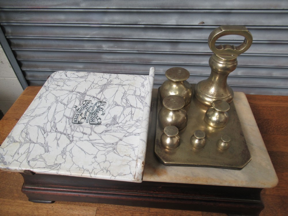 Decorative  Late Victorian    period shop  weigh Scales View VIII