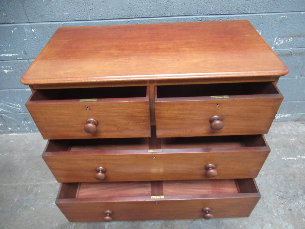 Victorian period mahogany    chest of drawers  View VI