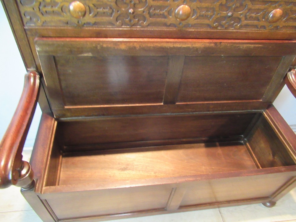 1920s Oak   bench seat  View VI