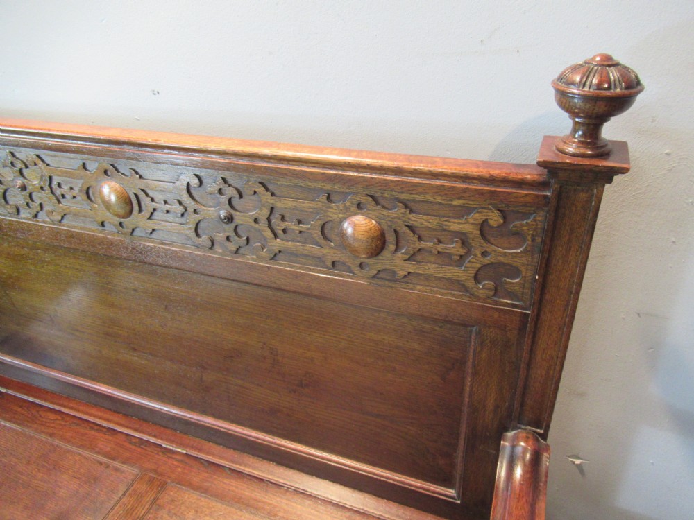 1920s Oak   bench seat  View IX