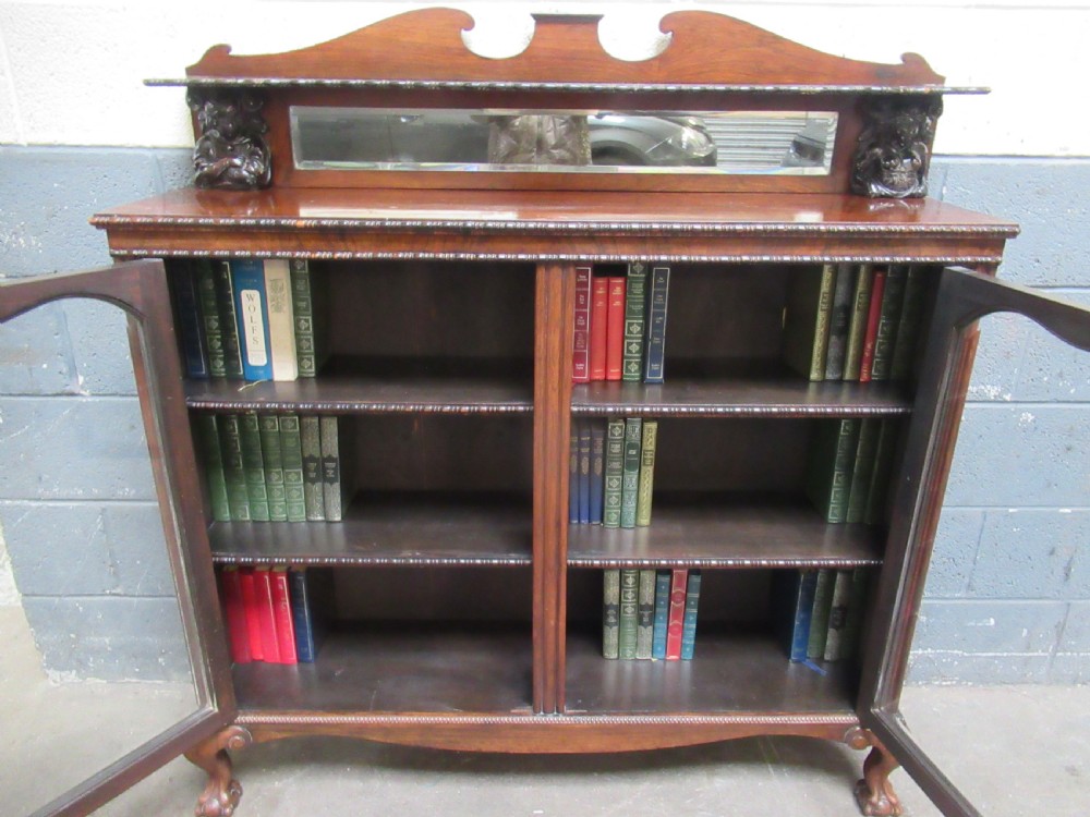 Late Victorian period   two door bookcase  View IV