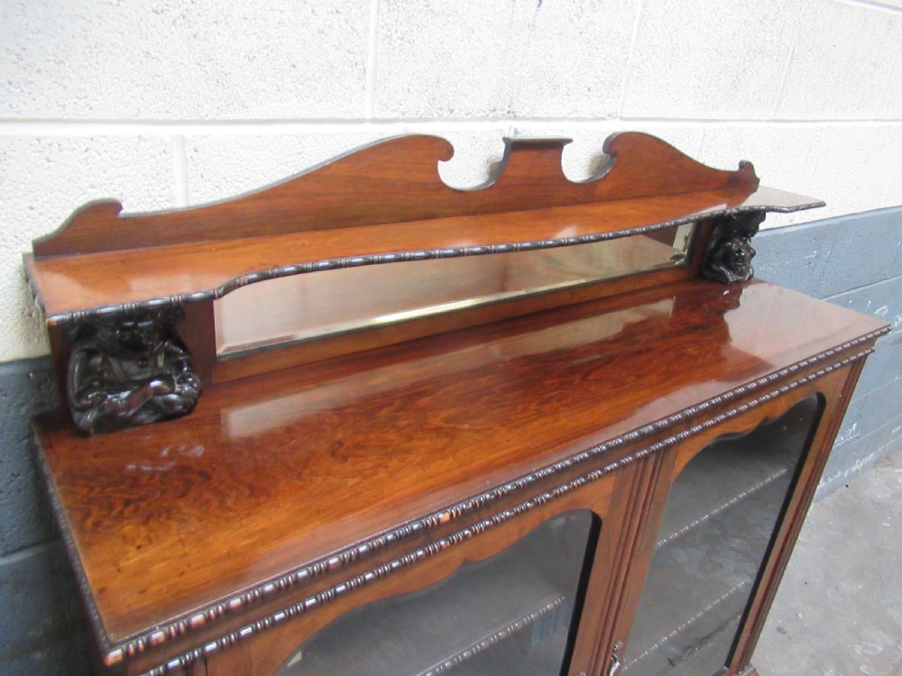 Late Victorian period   two door bookcase  View X