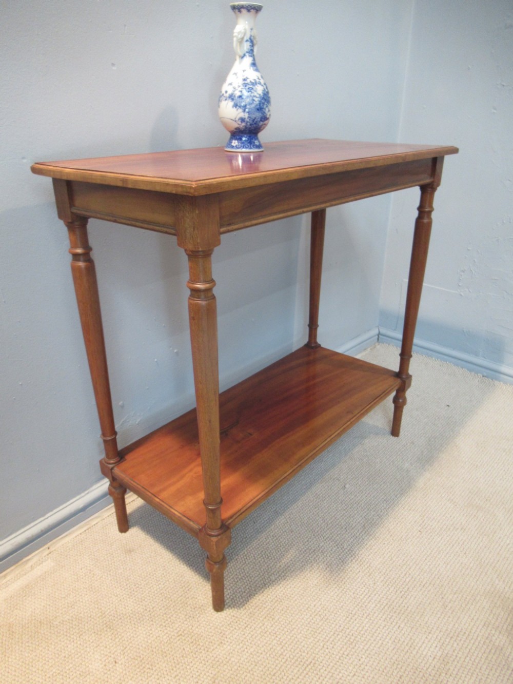 Edwardian    pale mahogany rectangular    side table View III