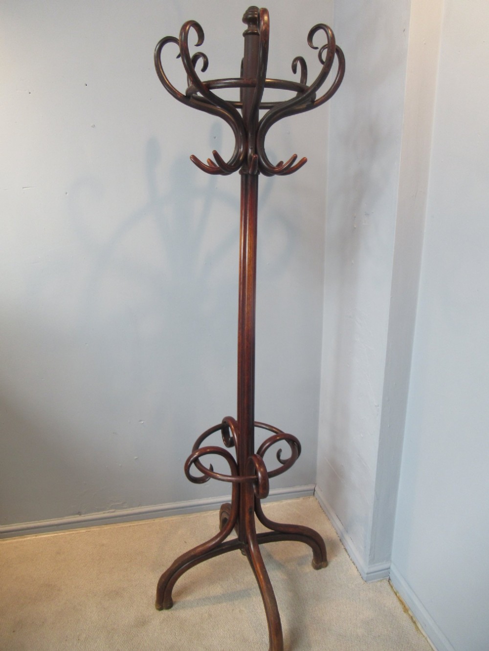 A  Bentwood  hat and coat stand
