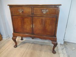 WALNUT SIDE CABINET OR CUPBOARD