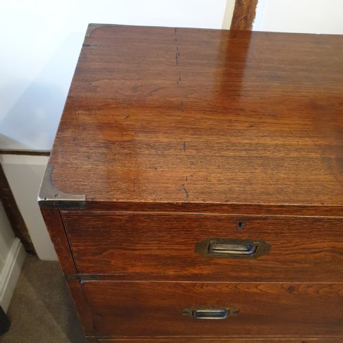 CAMPAIGN CHEST OF DRAWERS - ADDITIONAL PHOTO 8