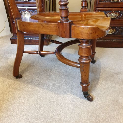MAHOGANY LIBRARY OR CLUB CHAIR - ADDITIONAL PHOTO 3