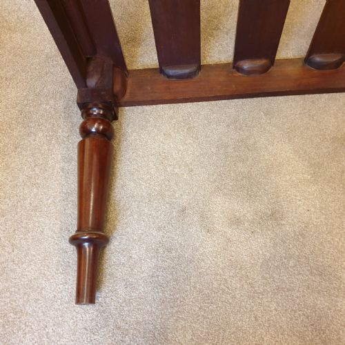 MAHOGANY LUGGAGE STAND RACK BY GILLOWS - ADDITIONAL PHOTO 3