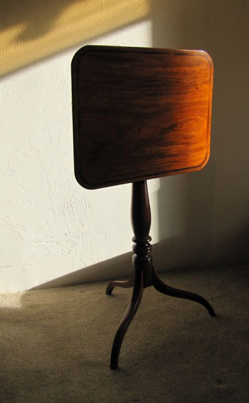 AN EARLY 19TH CENTURY MAHOGANY TILTTOP OCCASIONAL TABLE - ADDITIONAL PHOTO 7
