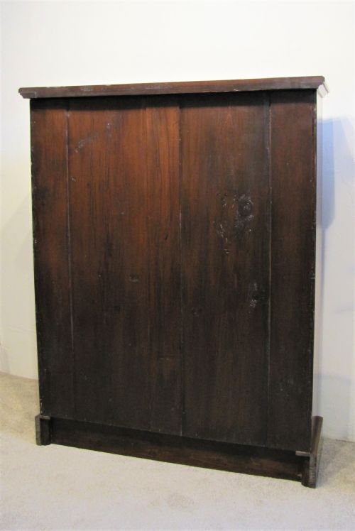 A GLAZED MAHOGANY BOOKCASE AWARDED AS A PRIZE FOR SOLO SINGING IN 1891 ST ANDREWS CHOIR SCHOOL IN LONDON - ADDITIONAL PHOTO 6