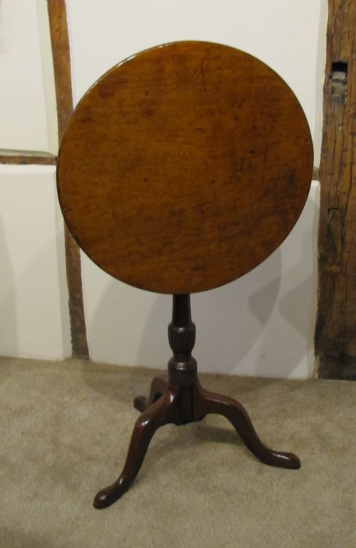 GEORGE III MAHOGANY TILTTOP TABLE - ADDITIONAL PHOTO 1