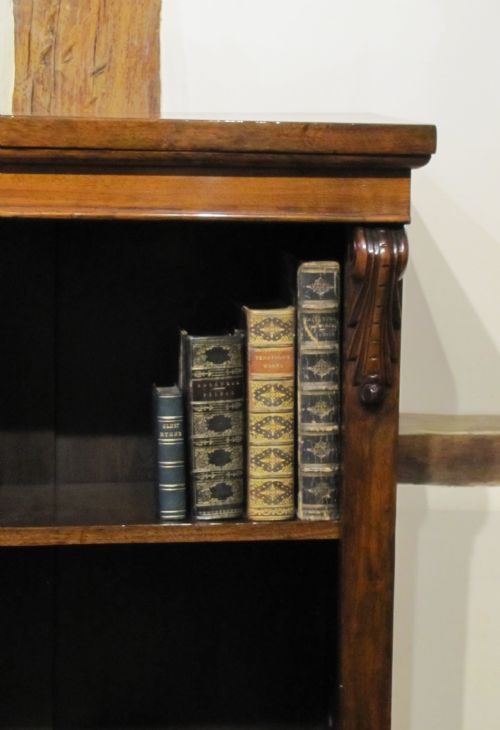 SMALL 19TH CENTURY WALNUT BOOKCASE - ADDITIONAL PHOTO 1