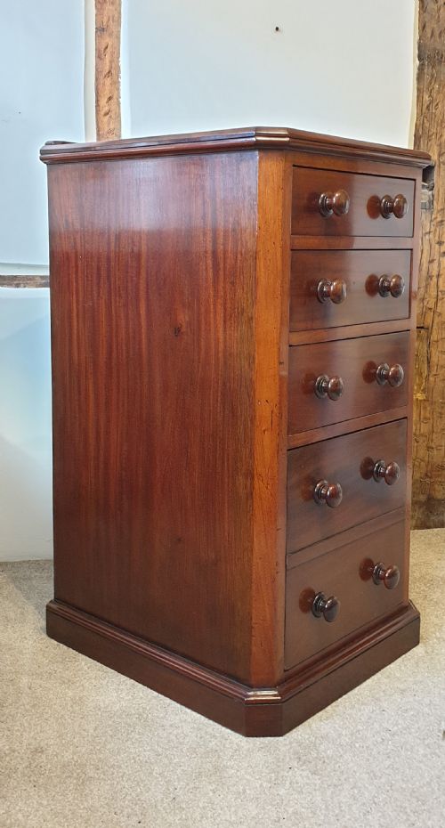 19TH CENTURY FLIGHT OF MAHOGANY DRAWERS - ADDITIONAL PHOTO 2