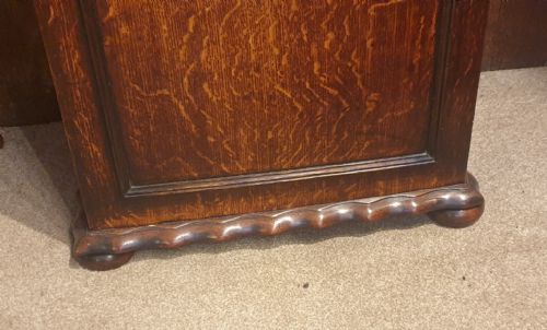 EARLY 18TH CENTURY OAK LONGCASE CLOCK BY BLACKBURN OF OAKHAM COUNTY TOWN OF RUTLAND - ADDITIONAL PHOTO 9