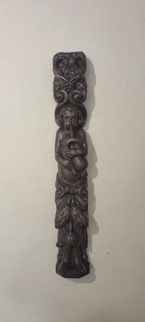 A FINE COLLECTION OF 17TH CENTURY OAK CARYATIDS 7 - ADDITIONAL PHOTO 8