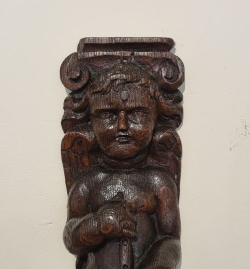 A FINE COLLECTION OF 17TH CENTURY OAK CARYATIDS 7 - ADDITIONAL PHOTO 13