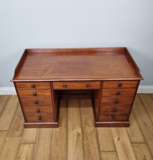 EARLY 19TH CENTURY MAHOGANY TRAYTOPPED DESK - ADDITIONAL PHOTO 1
