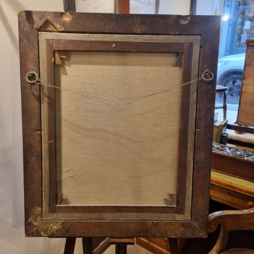 A 19TH CENTURY PORTRAIT OF AUNT SOPHIE FRAMED OIL ON CANVAS - ADDITIONAL PHOTO 8