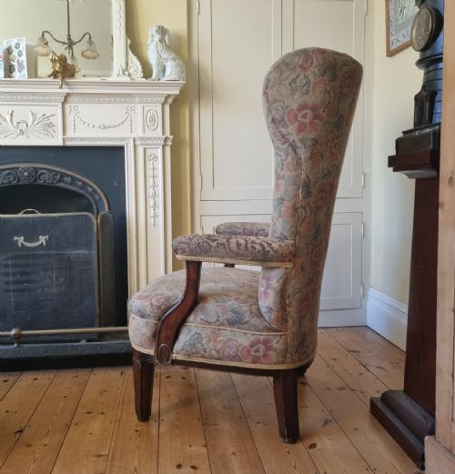 AN ARMCHAIR FROM A 1920S PULLMAN RAILWAY CARRIAGE ORIGINAL UNRESTORED CONDITION - ADDITIONAL PHOTO 1