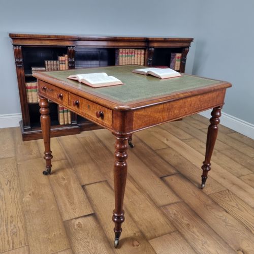 a fine antique mahogany writing table with four drawers circa 1840 - CATEGORY: ANTIQUE TABLES - DATED 19TH CENTURY