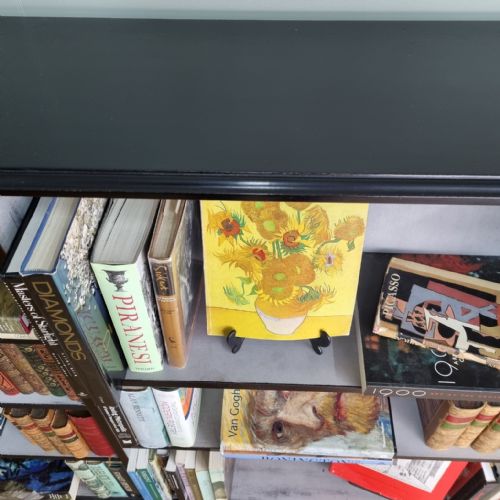 AN EBONISED OPEN BOOKCASE CIRCA 1930 - ADDITIONAL PHOTO 3