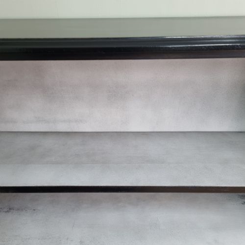 AN EBONISED OPEN BOOKCASE CIRCA 1930 - ADDITIONAL PHOTO 4