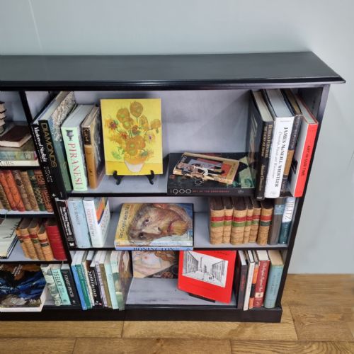 AN EBONISED OPEN BOOKCASE CIRCA 1930 - ADDITIONAL PHOTO 8