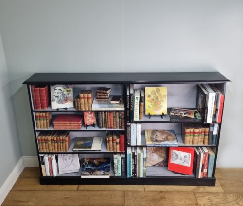 AN EBONISED OPEN BOOKCASE CIRCA 1930 - ADDITIONAL PHOTO 10