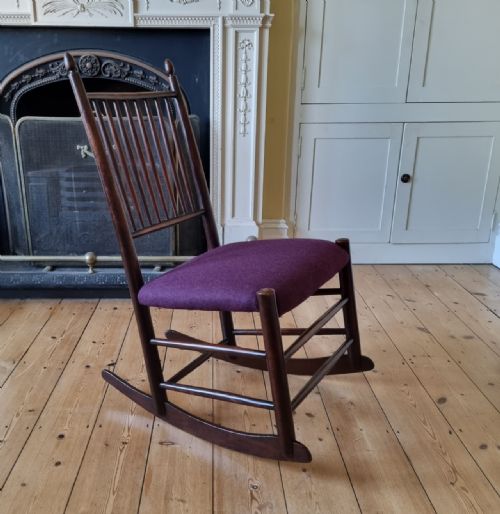 A SHAKER ROCKING CHAIR CIRCA 1890 - ADDITIONAL PHOTO 3