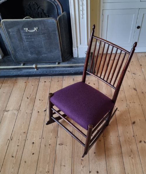A SHAKER ROCKING CHAIR CIRCA 1890 - ADDITIONAL PHOTO 5