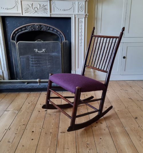 A SHAKER ROCKING CHAIR CIRCA 1890 - ADDITIONAL PHOTO 7