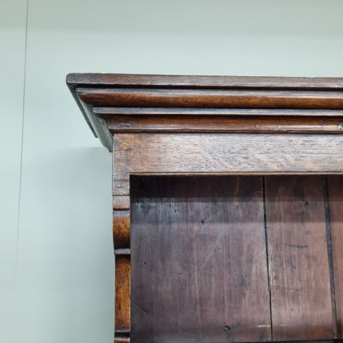 AN ANTIQUE GEORGIAN SIXDRAWER OAK WELSH DRESSER - ADDITIONAL PHOTO 12