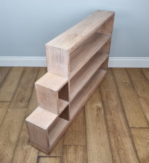 ASYMMETRIC LIMED OAK BOOKCASE IN THE MANNER OF HEALS - ADDITIONAL PHOTO 6
