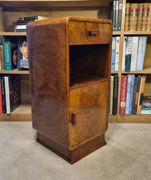 ART DECO WALNUT CABINET - ADDITIONAL PHOTO 1