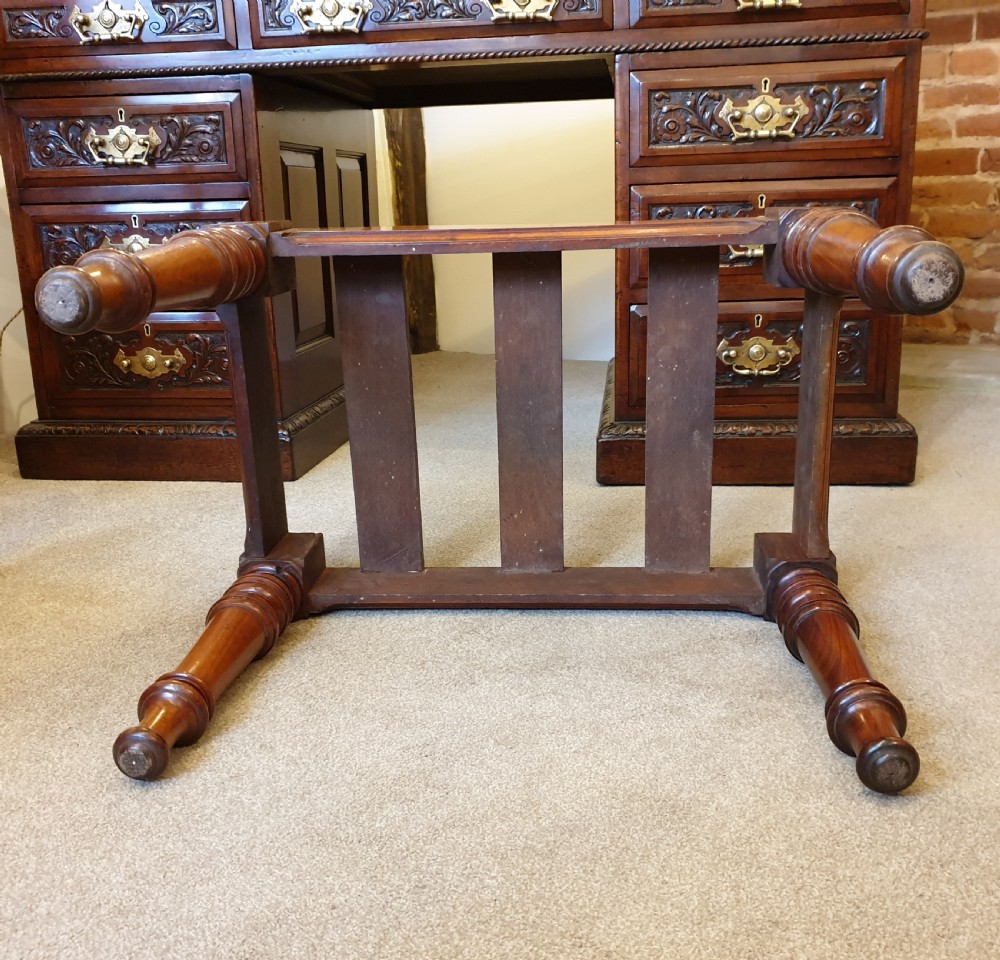 Late 19th Century walnut Luggage Stand / Rack  View IV