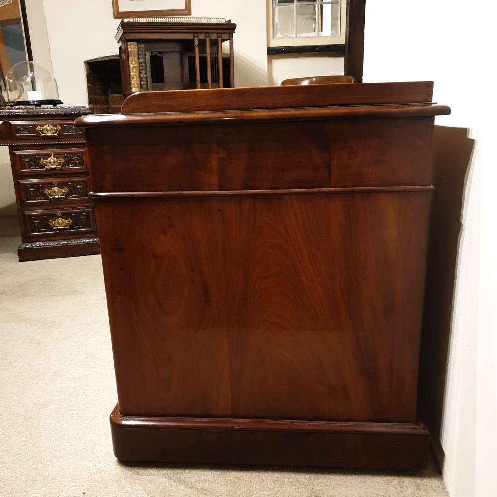Fine Mahogany Pedestal Desk  View III