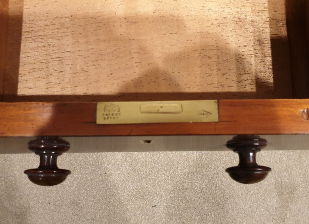 Fine Mahogany Pedestal Desk  View VI