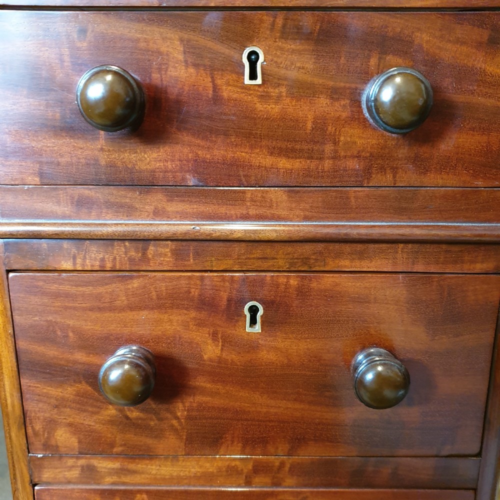 Fine Mahogany Pedestal Desk  View VII