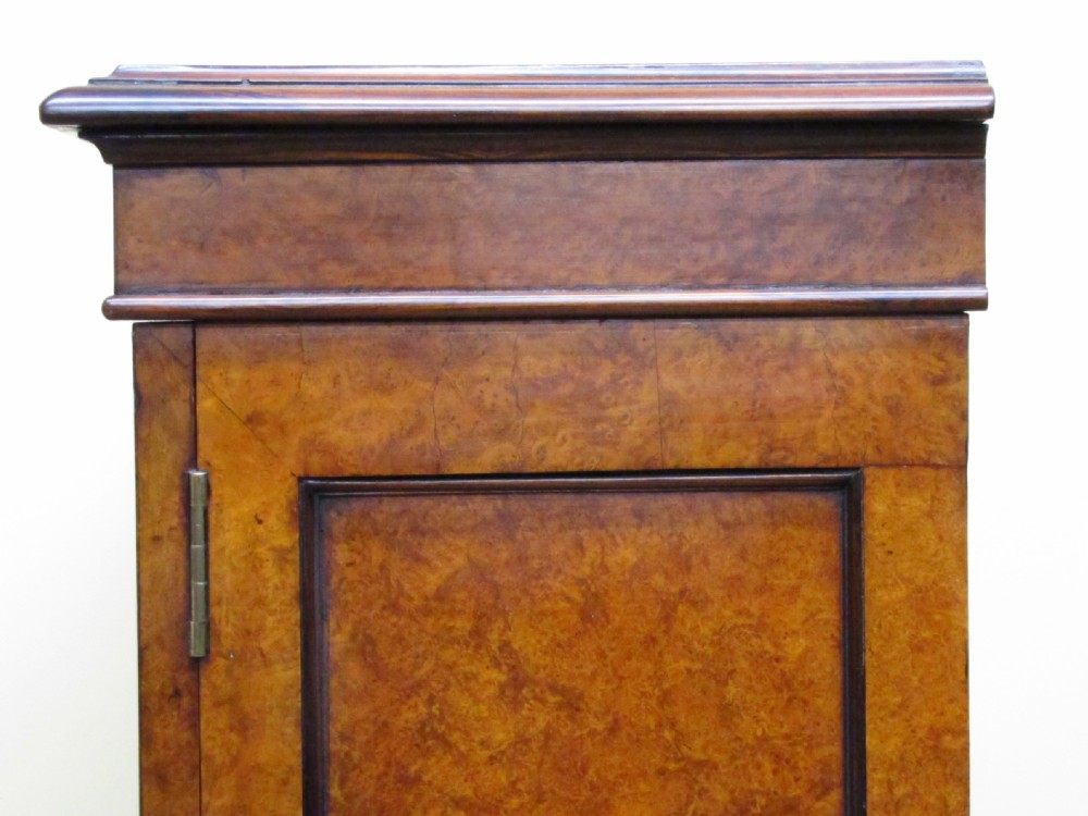 Mid-19th century amboyna & rosewood glazed bookcase. View III