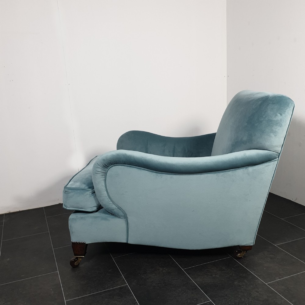 Pair of Howard style armchairs  View II